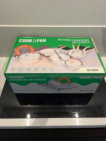Cook&Pan Pannenset 9-delig Go Ivory Nieuw in doos beschikbaar voor biedingen