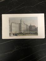 Paleis en oude kerk, Amsterdam Gravure, Antiek en Kunst, Kunst | Etsen en Gravures, Ophalen of Verzenden