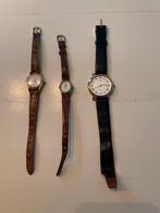 dameshorloges old school, Sieraden, Tassen en Uiterlijk, Horloges | Dames, Overige merken, Polshorloge, Ophalen of Verzenden, Leer