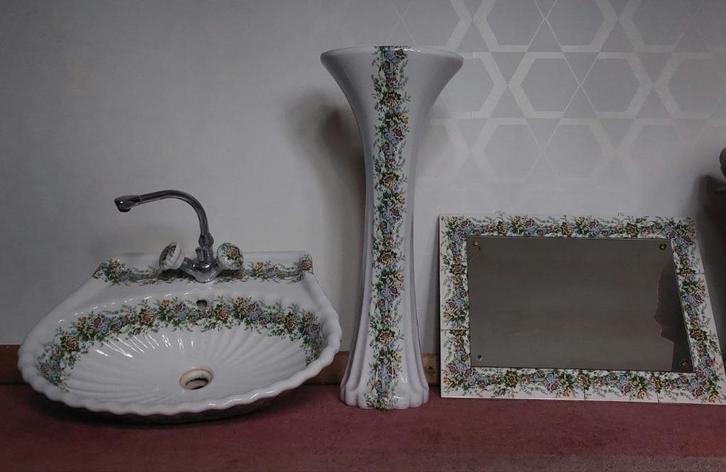 Wastafel - Antiek, Doe-het-zelf en Verbouw, Sanitair, Zo goed als nieuw, Wastafel, Ophalen of Verzenden