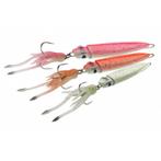 400 grams 3D Swim Squid Jigs van Savage Gear...glow kleuren!