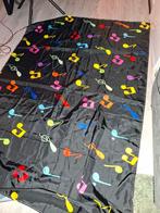 Vrolijk feestkleed muzieknoten, Hobby en Vrije tijd, Feestartikelen, Ophalen of Verzenden, Zo goed als nieuw