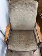 Set van 4 Vintage Stoelen, Huis en Inrichting, Stoelen, Ophalen, Gebruikt, Bruin, Vier