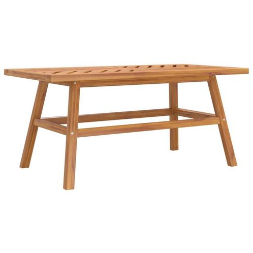 Salontafel 100x50x45 cm massief acaciahout, Tuin en Terras, Tuinmeubel-accessoires, Nieuw, Ophalen of Verzenden
