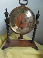 9467) antieke kolommen klok Kortana, Antiek en Kunst, Antiek | Klokken, Ophalen of Verzenden