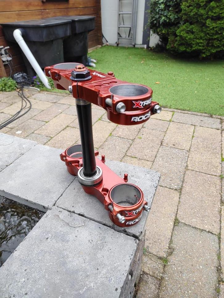 Xtrig kroonplaten KX/KXF250, Motoren, Onderdelen | Kawasaki, Gebruikt, Ophalen of Verzenden