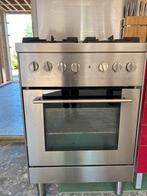 Solitaire Gasfornuis met Oven, Witgoed en Apparatuur, Fornuizen, Gebruikt, Grill, Gas, 85 tot 90 cm