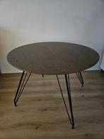Ronde eettafel hout, Ophalen, Gebruikt, Rond, Vier personen