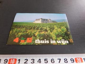 sticker supermarkten 4=6 thuis in wijn  beschikbaar voor biedingen