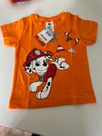 Nieuw oranje T-shirt, Paw Patrol (74 – 80), Kinderen en Baby's, Babykleding | Maat 74, Ophalen of Verzenden, Nieuw, Jongetje of Meisje