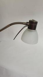 Messing vloerlamp met buigbare halogeen spot. 130 cm. S35, Tweedehands verkoop, Tweedehands verkoop, Gebruikt, Ophalen of Verzenden