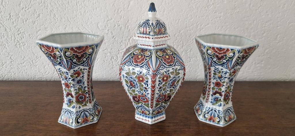 Delfts Blauw kast stel, Antiek en Kunst, Ophalen