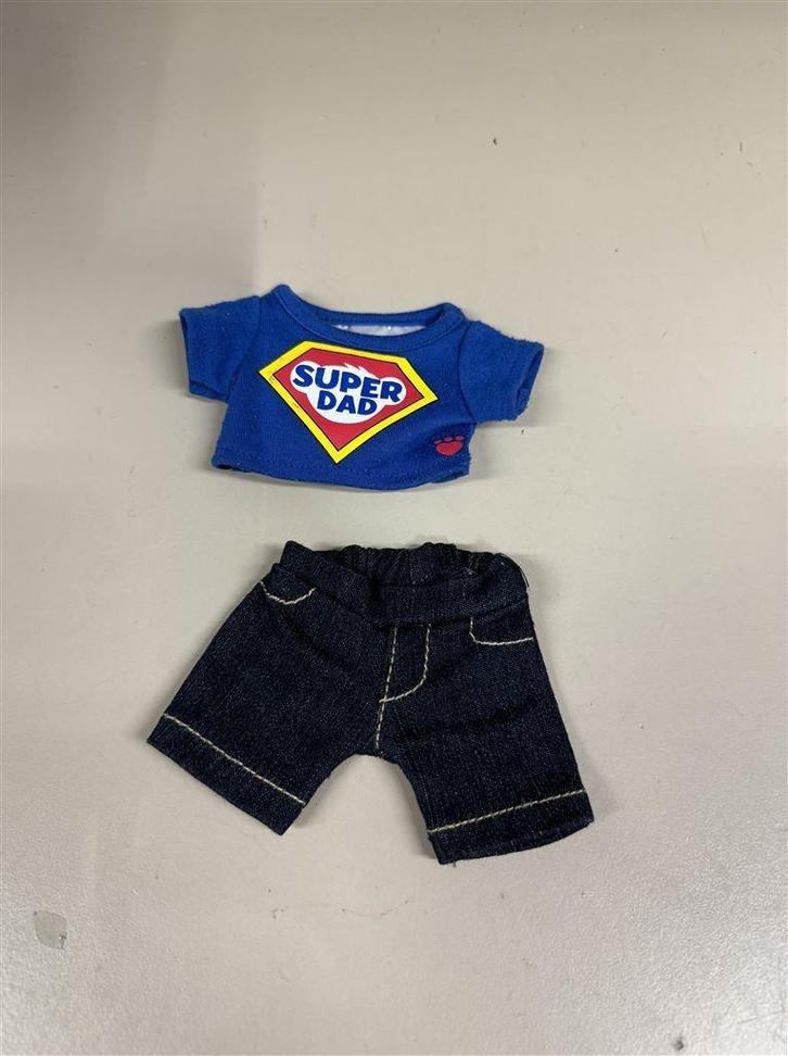 Build A Bear knuffel kleding - Super Dad Superman, Kinderen en Baby's, Speelgoed | Knuffels en Pluche, Nieuw, Beer, Ophalen of Verzenden
