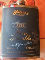 Prinz roestvrijstalen heupfles met inhoud., Verzenden, Nieuw, Overige typen