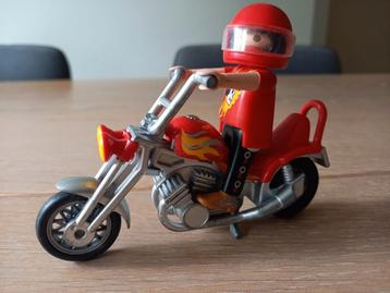 Playmobil Chopper met motorrijder - 5113 beschikbaar voor biedingen
