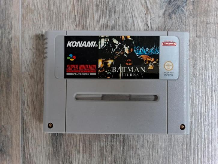 Super nintendo BATMAN RETURNS, Spelcomputers en Games, Games | Nintendo Super NES, Zo goed als nieuw, Avontuur en Actie, 1 speler