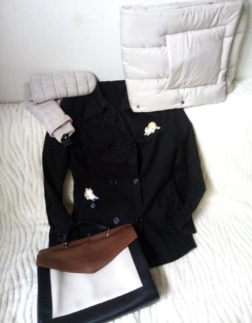 Unieke poes damesjas kat 100% ️➡️ dieren goed doel, Kleding | Dames, Jassen | Winter, Zo goed als nieuw, Maat 38/40 (M), Zwart