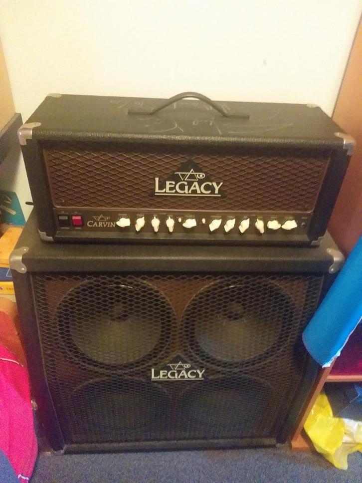 Steve Vai Gesigneerde Versterker + Box, Muziek en Instrumenten, Versterkers | Bas en Gitaar, Zo goed als nieuw, Minder dan 50 watt