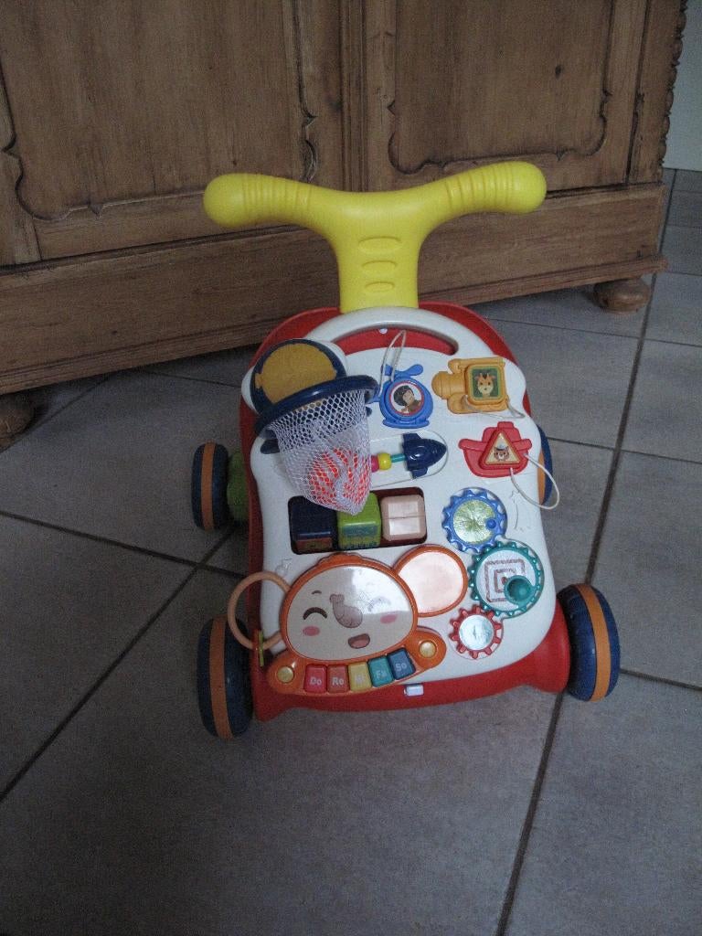Loopwagen speeltafel ecotoys met muziek nette staat, Ophalen of Verzenden, Gebruikt, Overige typen, Met licht