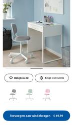 Bureaustoel wit/ grijs, Gebruikt, Ophalen of Verzenden, Grijs, Bureaustoel