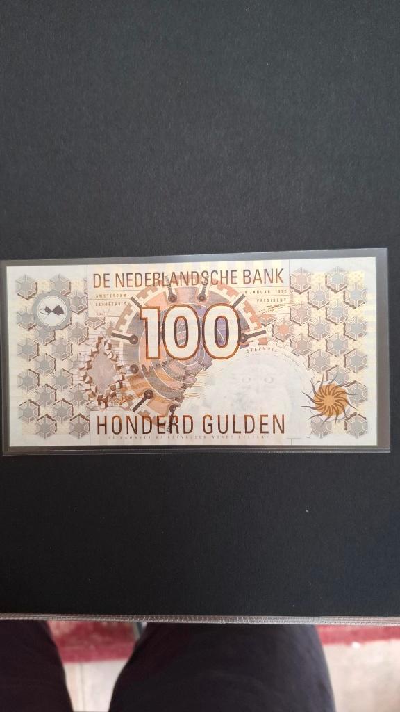 100 gulden 1992, Postzegels en Munten, Bankbiljetten | Nederland, Los biljet, 100 gulden, Ophalen of Verzenden