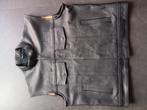 Leren vest, Kleding | Heren, Ophalen of Verzenden, Gedragen, Overige maten, Zwart