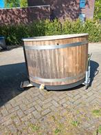 Houtgestookte kirami hottub 4-6 persoons, Tuin en Terras, Bubbelbaden en Hottubs, Ophalen, Gebruikt, Filter