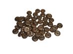 Nieuw Oud Goudkleurig Metaal Bloemetjes Kralen 7x7mm, Ophalen of Verzenden, Nieuw, Kraal
