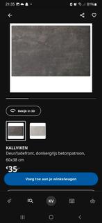 Ikea 2x kastdeur besta kallviken betonlook, Ophalen, Zo goed als nieuw, 25 tot 50 cm, Minder dan 100 cm