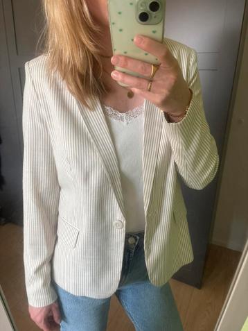 Beige/crème blazer colbert Vero Moda maat 36 beschikbaar voor biedingen