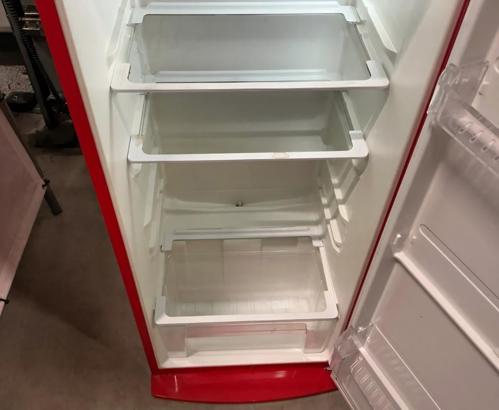 Retro koelkast Rood zgan, Ophalen, Huis en Inrichting