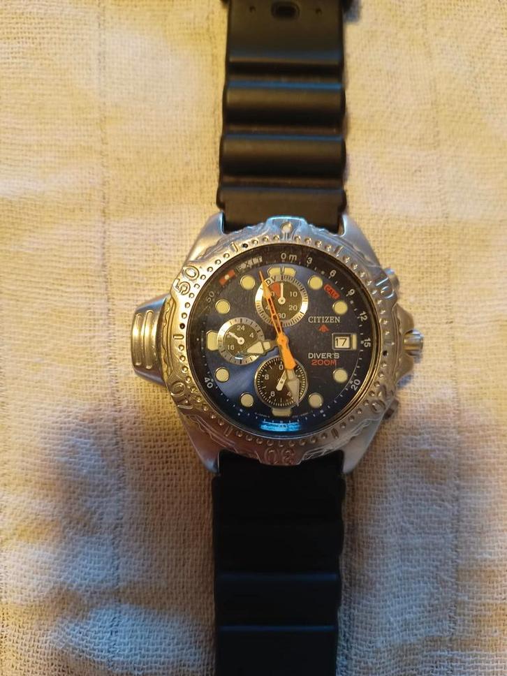Duikhorloge Citizen Promaster Diver, Watersport en Boten, Duiken, Zo goed als nieuw, Duikcomputer, Ophalen of Verzenden