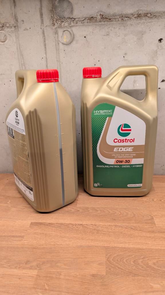 Castrol Edge 0W-30 Motorolie - Totaal ca. 8 Liter (5L + 3L), Ophalen, Nieuw, Universele onderdelen