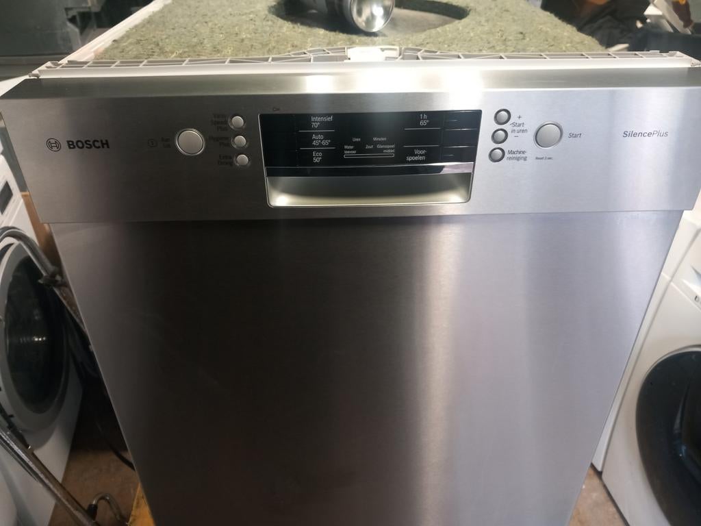 BOSCH Serie|6 SilencePlus A+++ RVS Vaatwasser Incl.Garantie, Ophalen, Minder dan 85 cm, Minder dan 10 liter, Energieklasse A of zuiniger