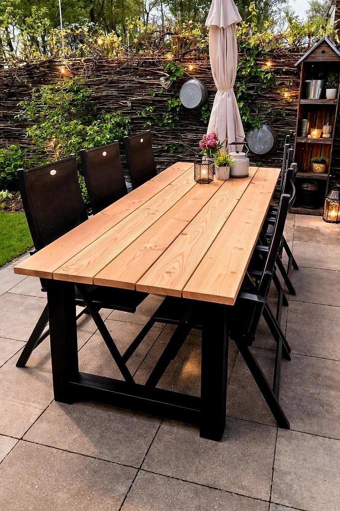 Douglas tuintafel, Ophalen of Verzenden, Nieuw, Rechthoekig, Hout