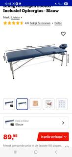 Massage tafel 1 keer gebruikt mag weg voor 40 euro, Sport en Fitness, Massageproducten, Ophalen of Verzenden, Zo goed als nieuw
