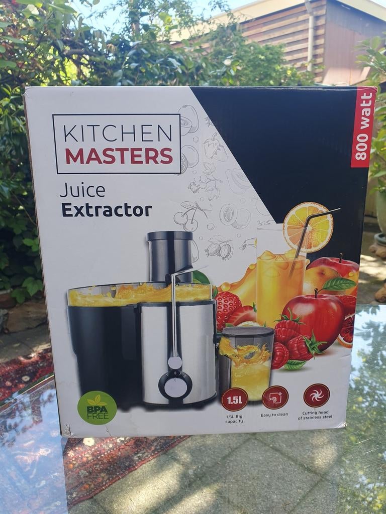 Kitchen Masters Sapcentrifuge Juicer, Ophalen of Verzenden, Zo goed als nieuw