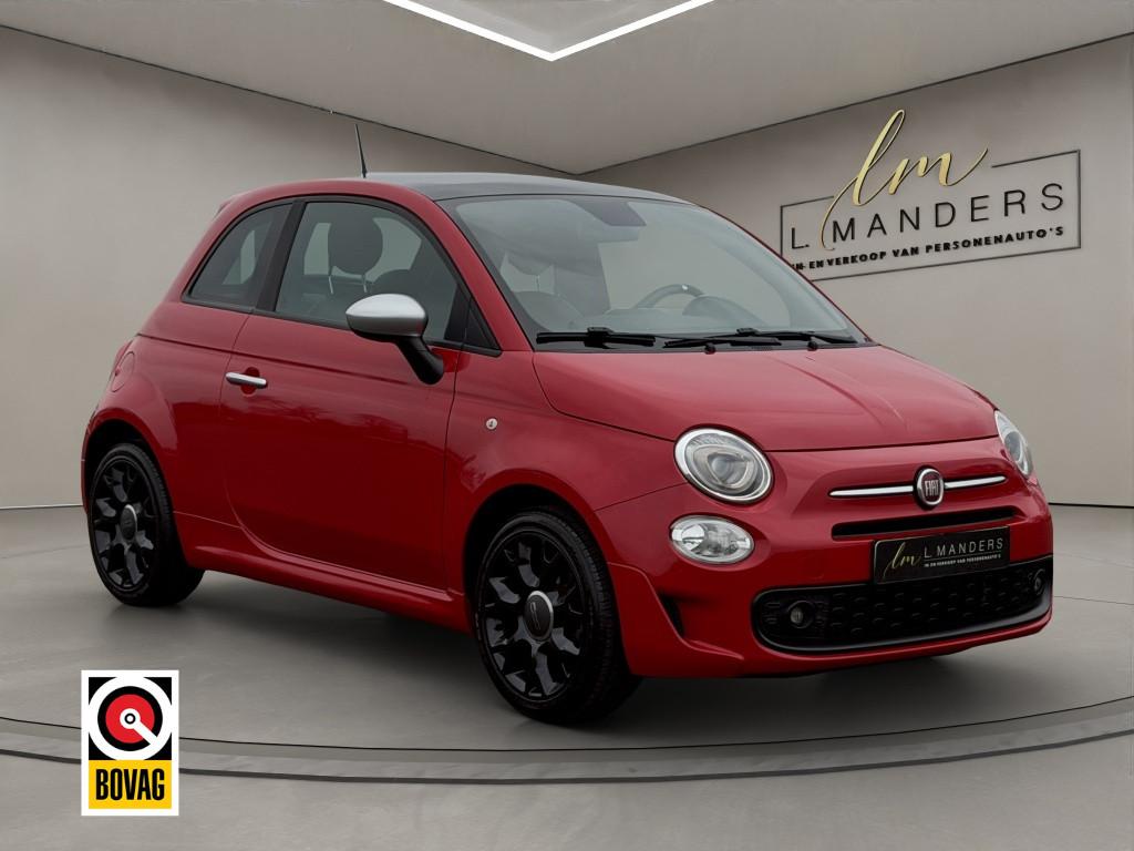 Fiat 500 1.2 Rockstar 2020 ROOD | Sport | Panoramadak | Appl, Auto's, Keurmerk '100% Onderhouden', Gebruikt, 4 cilinders, 4 stoelen