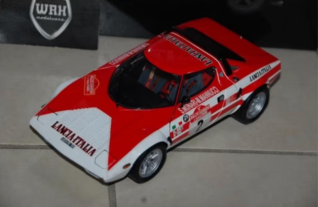 1:18 Lancia Stratos #2 SanREMO Rally Kyosho in box WRH, Verzenden, Zo goed als nieuw, Auto, Kyosho