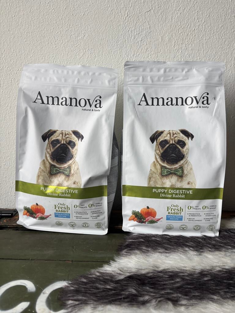 Puppyvoer amanova brokken 2x2kg, Ophalen, Hond