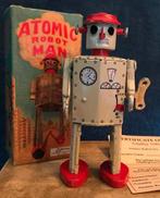 Atomic Robot Man van blik met certificaat, Ophalen of Verzenden
