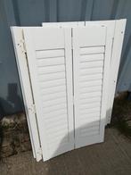 Witte luiken shutters, Ophalen of Verzenden, Minder dan 80 cm, Dakraam, Minder dan 80 cm
