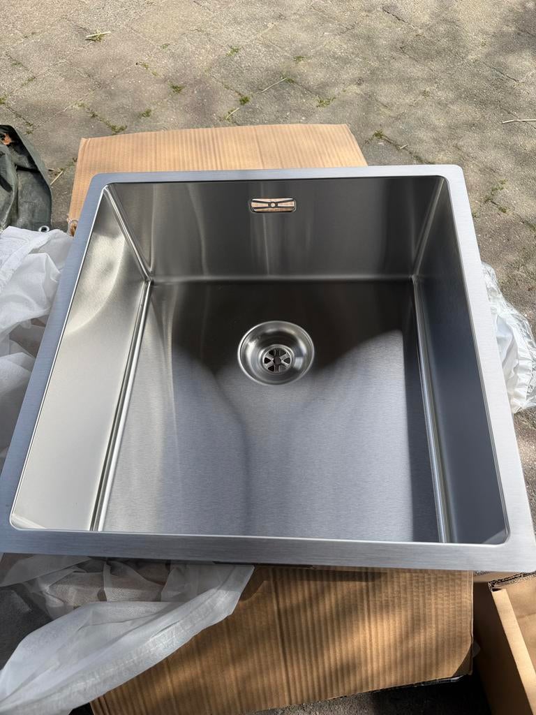 Ibergrif M87044 Küchenspüle 70 x 44 cm , Unterbauspüle mit