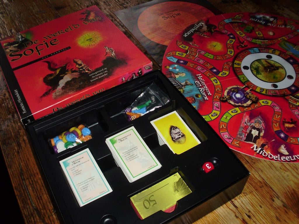 De wereld van Sofie / bordspel / spel / Sophie, Hobby en Vrije tijd, Ophalen of Verzenden, Gebruikt