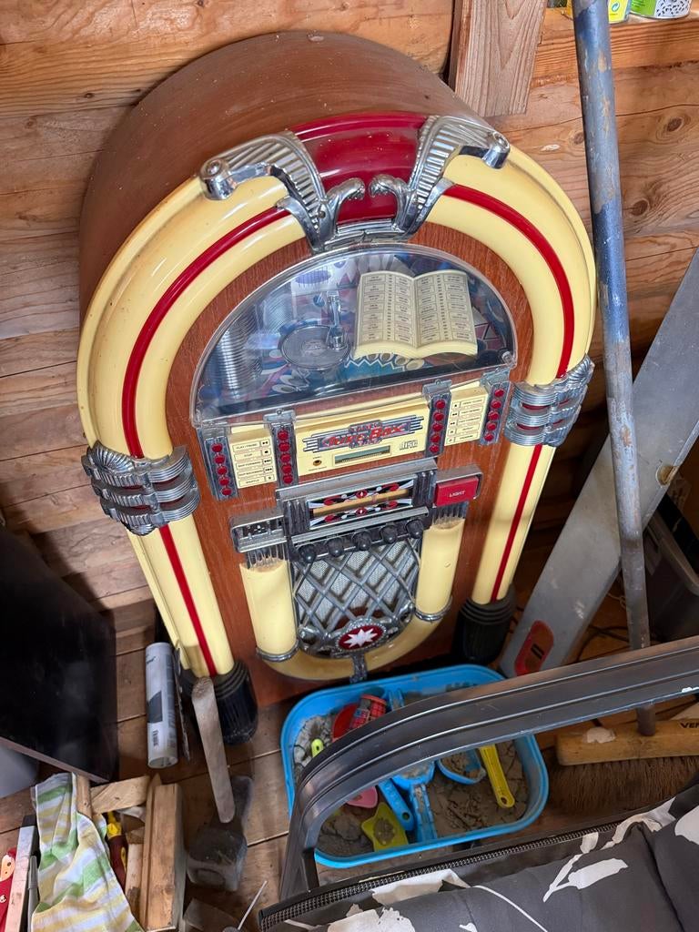 Radio jukebox model, Verzamelen, Automaten | Jukeboxen, Ophalen, Gebruikt, 1950 tot 1960, Overige merken