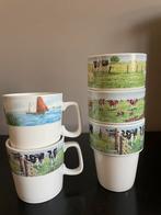Wiebe van der zee 2 mokken en 3 bekers, Ophalen of Verzenden, Zo goed als nieuw, Overige stijlen, Kop(pen) en/of Schotel(s)