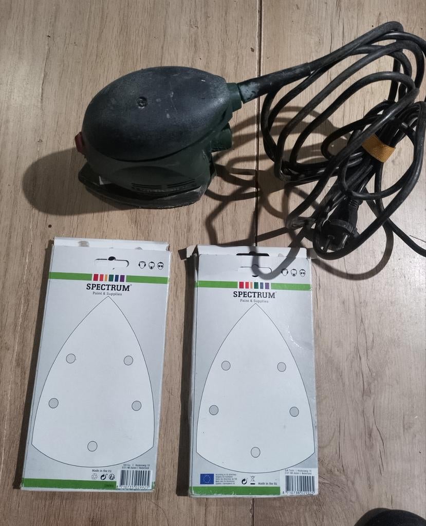 Parkside schuurmachine, Doe-het-zelf en Verbouw, Gereedschap | Schuurmachines, Ophalen, Minder dan 600 watt, Vlakschuurmachine