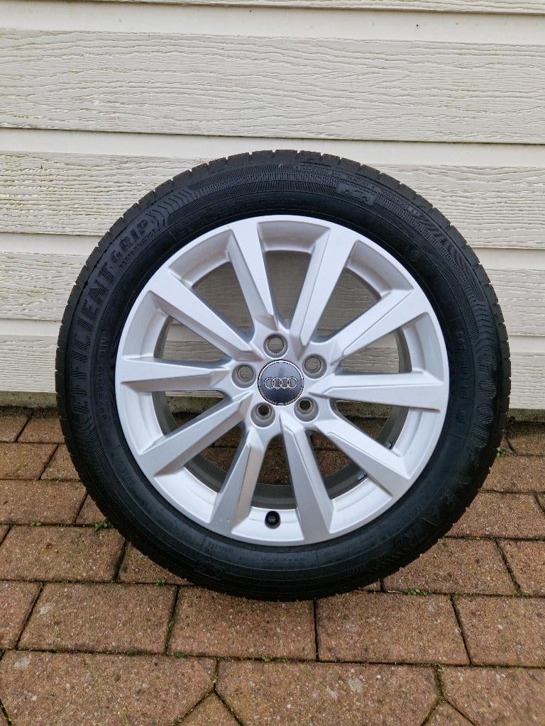 16” originele Audi A1 velgen + demo zomerbanden, Ophalen, Gebruikt, 16 inch, Banden en Velgen