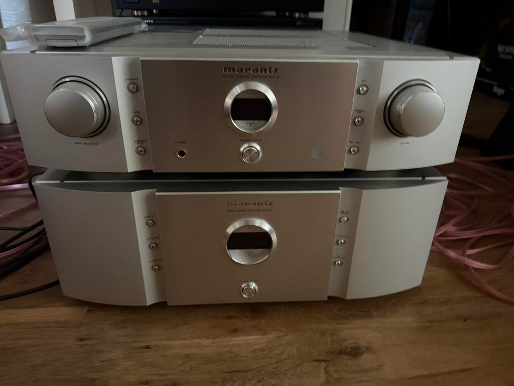 Marantz SC-11s1 en SM-11s1, Zo goed als nieuw, 120 watt of meer, Stereo, Ophalen