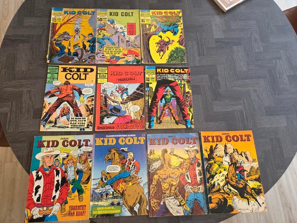 Kid Colt comics strips Vintage, Boeken, Meerdere comics, Ophalen of Verzenden, Europa